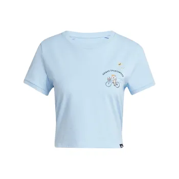 Adidas Sportswear T Shirt Women's Glossy Finish Blue