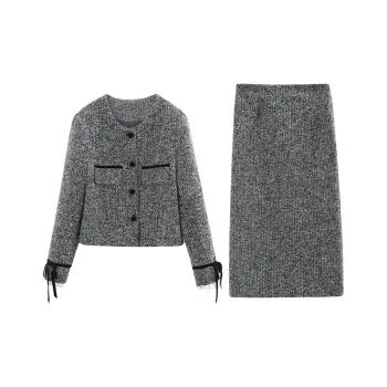 A Paradise For Awakening Skirt Set Women's Gray