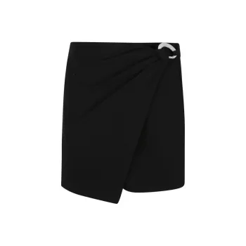 JONATHAN SIMKHAI Crystal embellished Asymmetric Miniskirt
