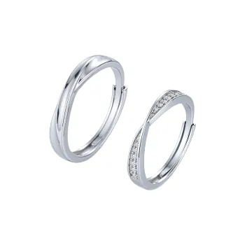 Right Hand Waiting 925 Sterling Silver Rings Unisex