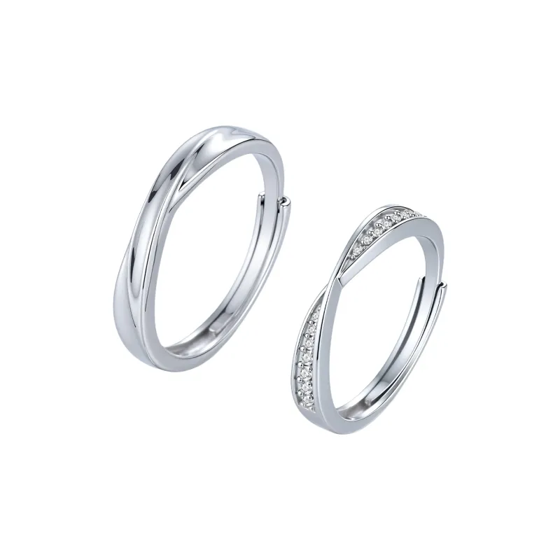 Right Hand Waiting 925 Sterling Silver Rings Unisex-0