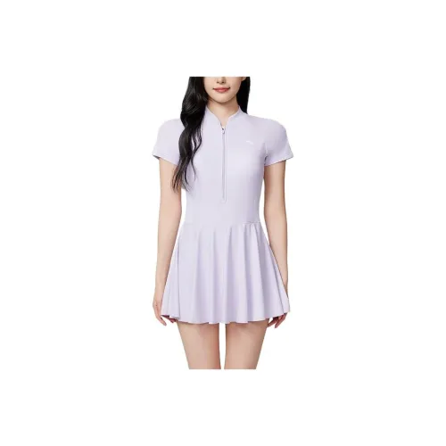 Anta Swim Dresses & Skirts Women's Soft Purple/Pure White