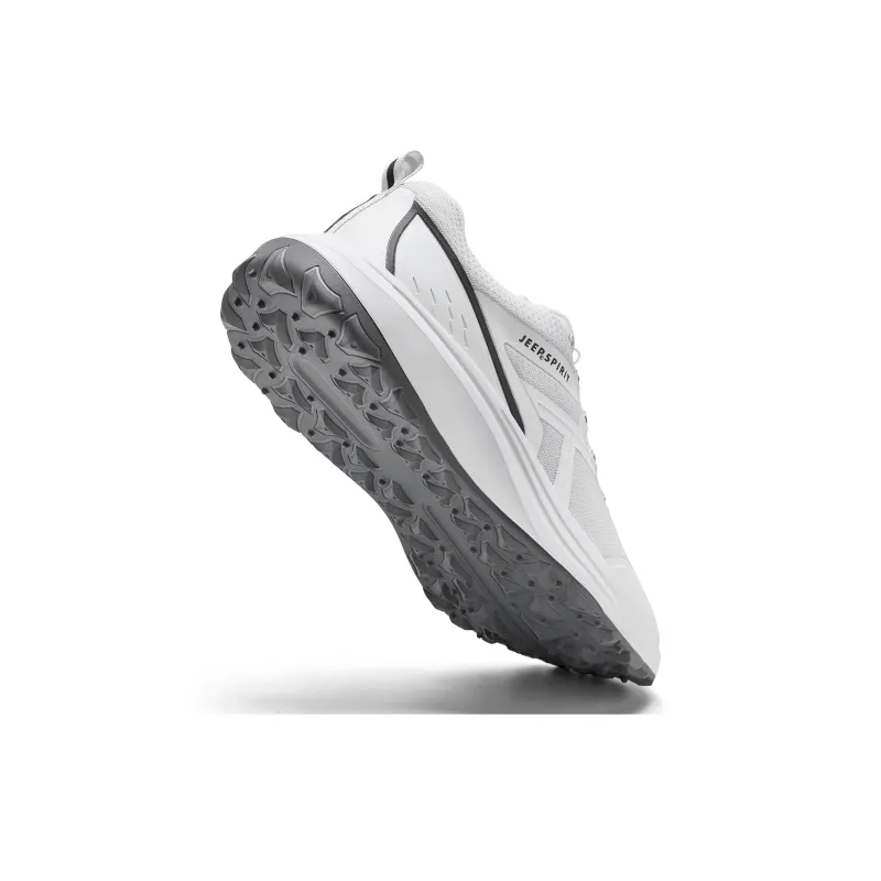 JEEP SPIRIT Cushioning, Lightweight, Breathable, Slip Resistant Running Shoes Men's White-5