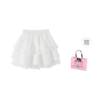 Spicy Gals Casual Short Skirts Women's White