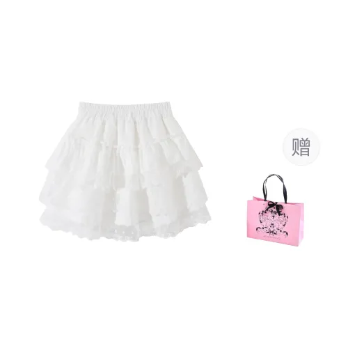 Spicy Gals Casual Short Skirts Women's White