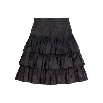 Valentino High Waist Ruffled Skirt