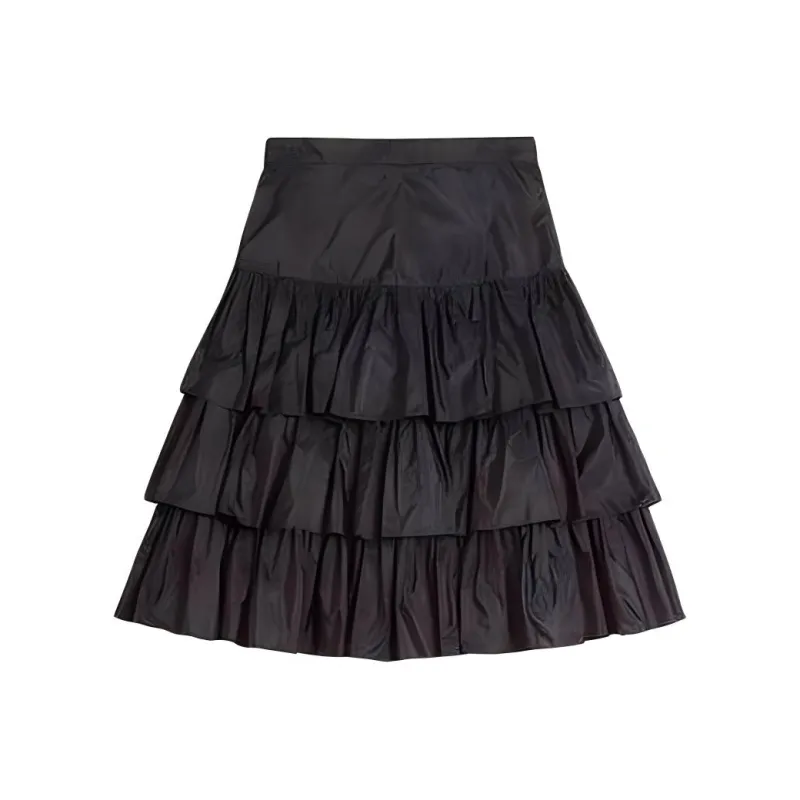 Valentino High Waist Ruffled Skirt-0
