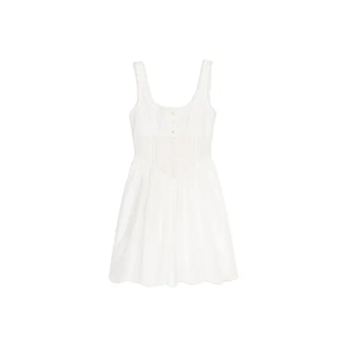 ZARA Sleeveless Dress Women's Frosted White