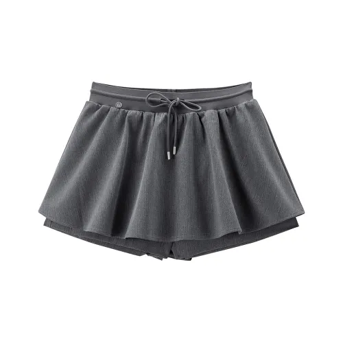 LEDIN Casual Short Skirts Women's Lunar Rock Gray