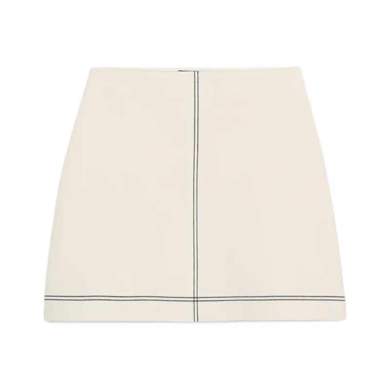 ZARA Casual Short Skirts Women's White-0