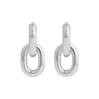 Paco Rabanne Palladium Jewelry Earrings Women's Silver