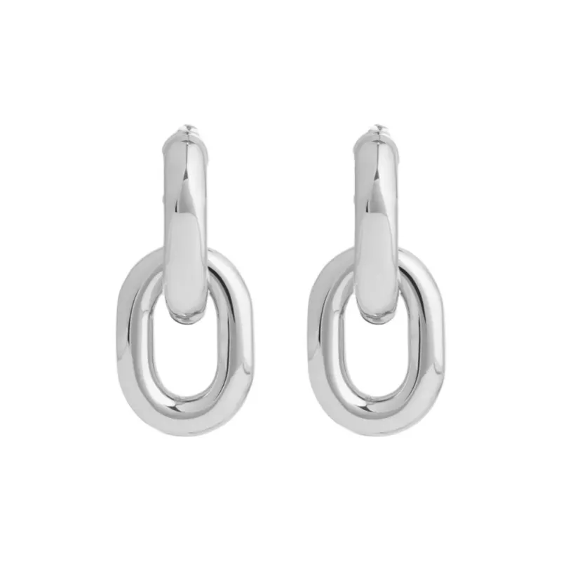 Paco Rabanne Palladium Jewelry Earrings Women's Silver-0