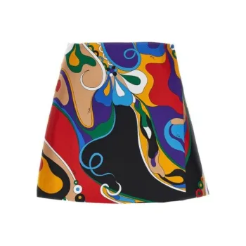 EMILIO PUCCI High-Waist Orchidee-Printed Pencil Skirt
