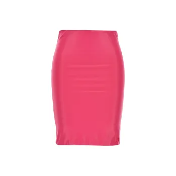 The Attico Metallic High Waist Beach Skirt