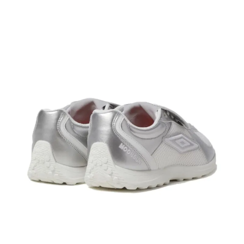 MoonsuN x Umbro Abrasion Resistant Slip Resistant Low Top Casual Shoes Unisex White Silver-3
