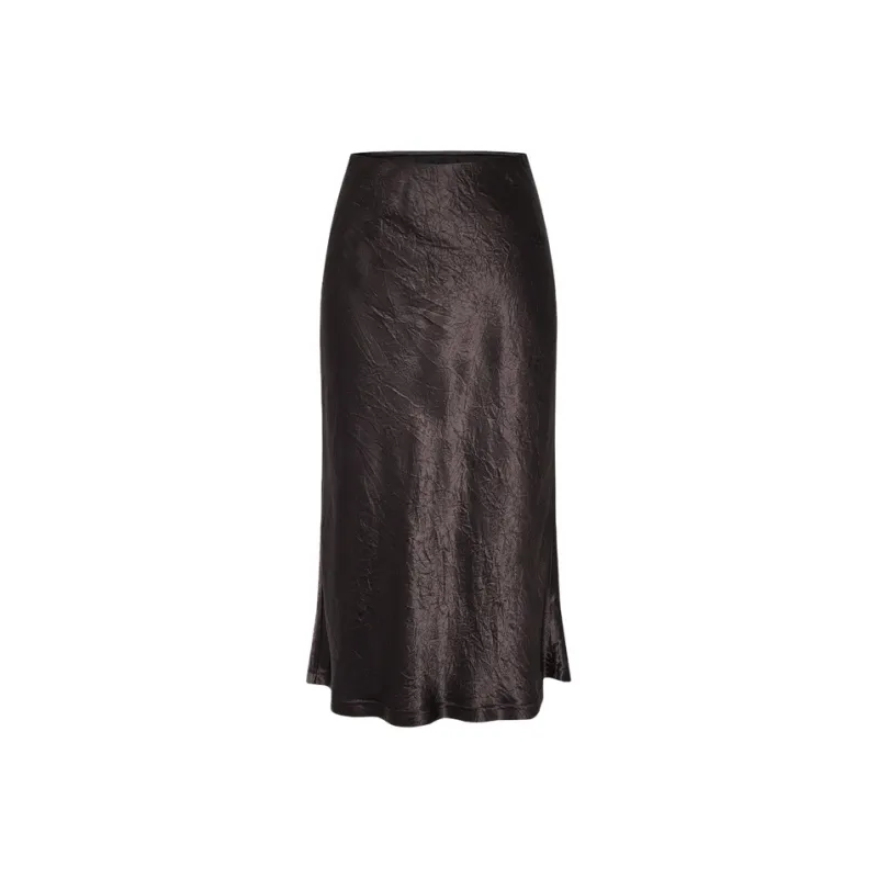 MOCO Casual Long Skirt Women's Brownie Color-0