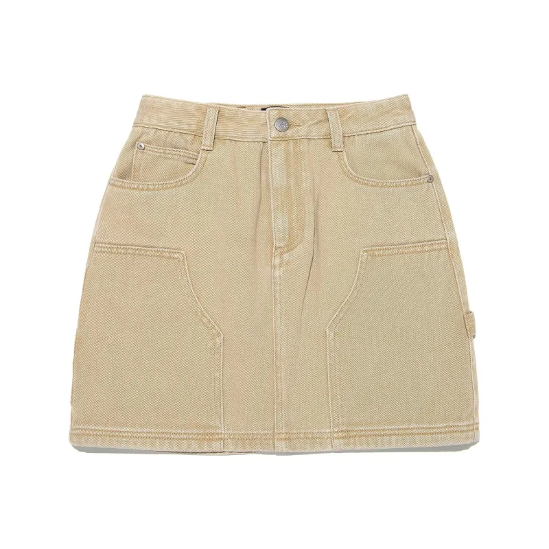 Lee Casual Short Skirts Women's Beige-0