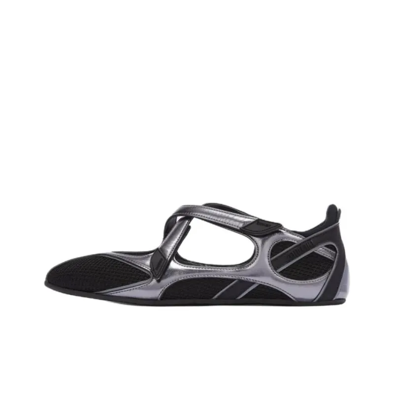 The Attico Floor Casual Single Shoes Women's Black-0