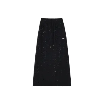 TURNTHETABLES Casual Long Skirts Women's Black