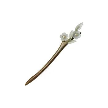 Phoenix Nirvana Green Sandalwood Hairpins Women's