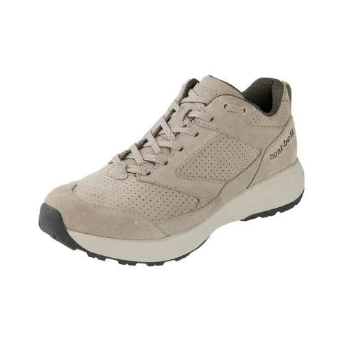 MONTBELL Woodland Walker Anti Slip Wear Resistant Low Top Hiking Shoes Men's Tan
