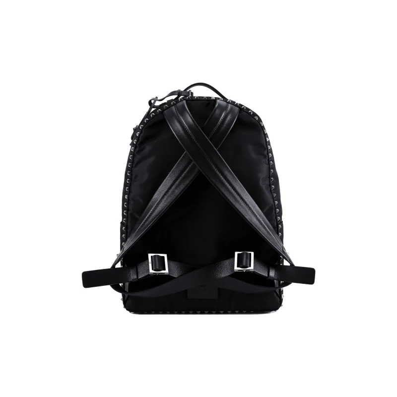 Valentino GARAVANI Leather Backpack Men's Black-2
