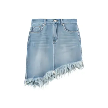 NO ONE ELSE Denim Short Skirts Women's Denim Blue