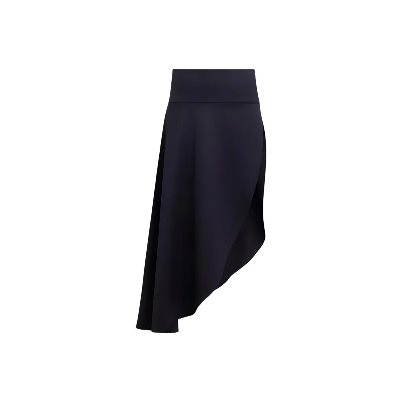 Alaia Fluid Asymetric Midi Skirt-0