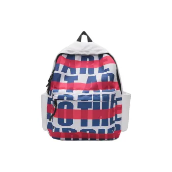 Parker Bear Nylon Backpack Unisex Multicolor