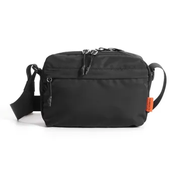 VIHUS Nylon Shoulder Bag Men's Black/Blue/Green
