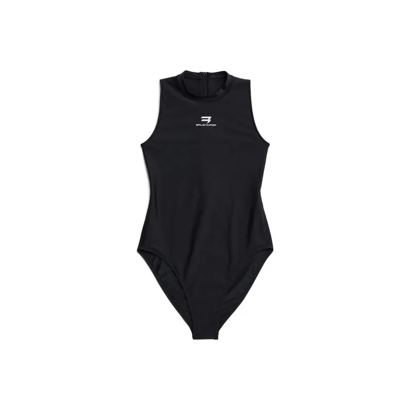 Balenciaga One-Piece Swimsuits Women's Black-0