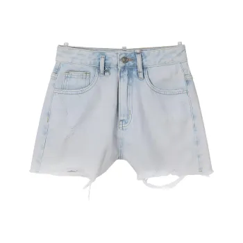 FORNI Denim Shorts Women's Light Cobalt Blue