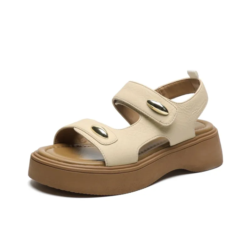 DAPHNE Beach Sandals Women's Ecru/Apricot-6