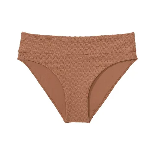 Victoria's Secret PINK Mix & Match Mid-Rise Bikini Bottom / Caramel Swimming Shorts Women's Caramel