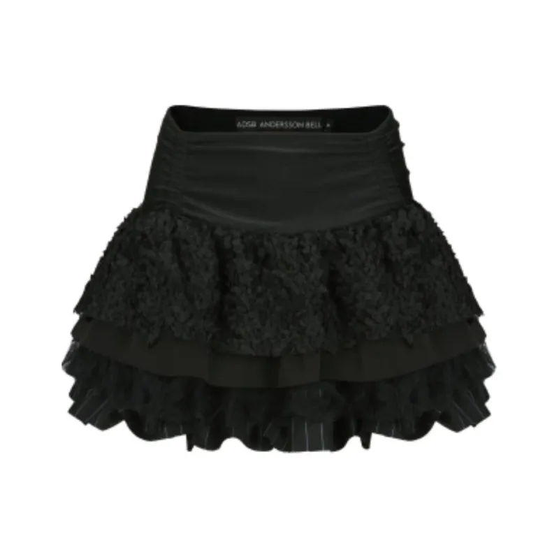 ANDERSSON BELL Casual Short Skirts Women's Black-0
