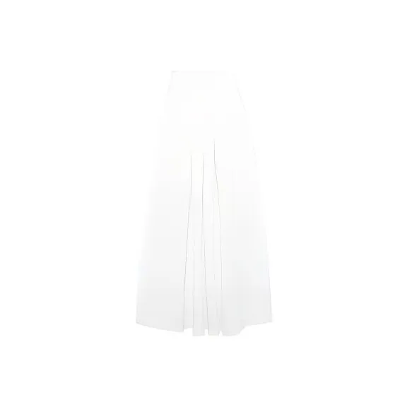 MEIYANG Casual Long Skirts Women's White-0