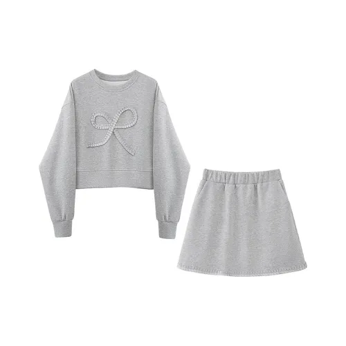 Cypress House Skirt Set Women's Light Gray