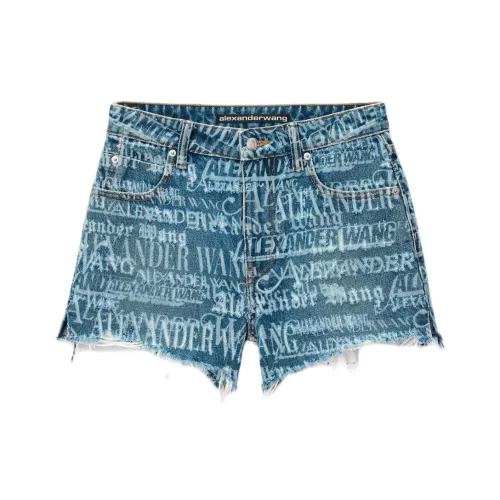 Alexander Wang All Over Logo Shorts