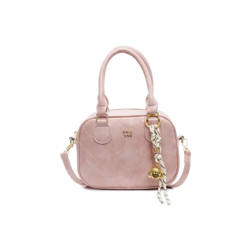 TOUTSEUL YOLO PU Shoulder Bag, Crossbody Bag, Handbag Regular Women's Ecru/Black/Pink/Brown-22