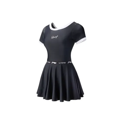 LiNing Sports Fashion Collection SS23 Swim Dresses & Skirts Women's Black