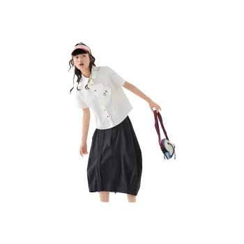 ZIHAN Casual Long Skirt Women's Black