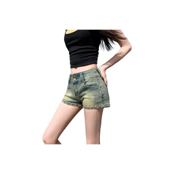 NVRFRGT Denim Shorts Women's Nostalgic Blue