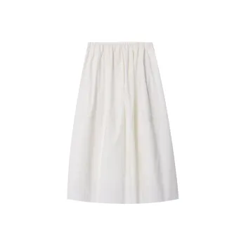 CHARM PICK Casual Long Skirts Women's White