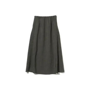 Beams Casual Long Skirt Women's Gray