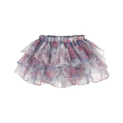 Selkie Collection SS24 Swim Dresses & Skirts Women's Light Apricot Base With Dazzling Macaron Print