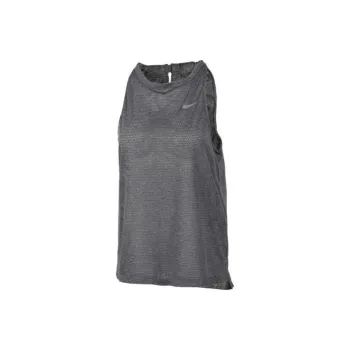 Nike Sleeveless Sports Shirts Women's Gray