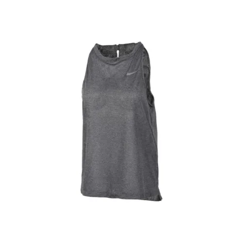Nike Sleeveless Sports Shirts Women's Gray