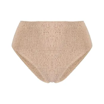 TOTEME High-waist Smocked Bikini Bottoms