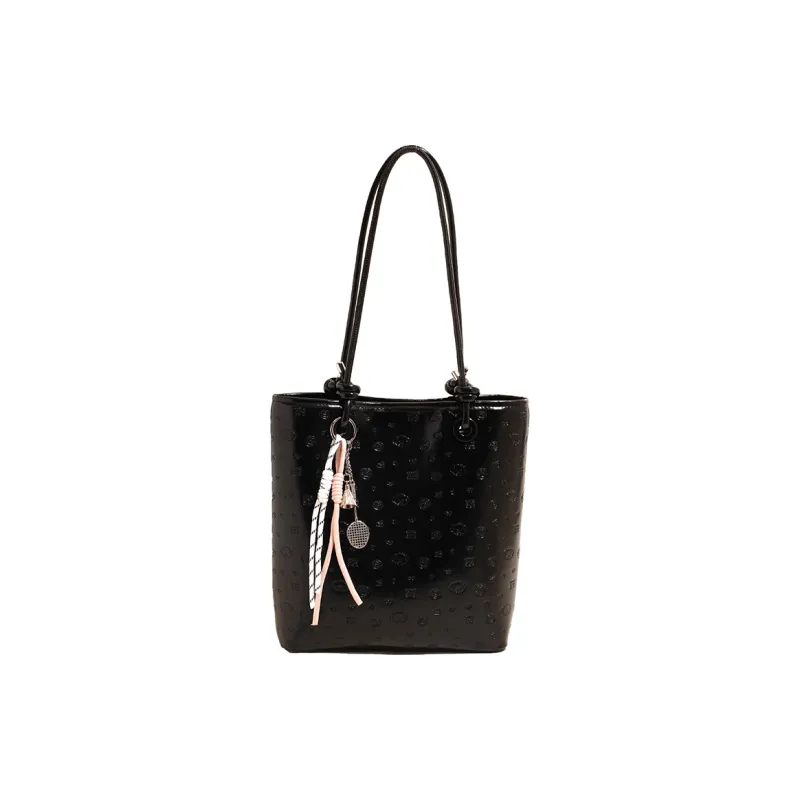 TOUTSEUL YOLO PU Shoulder Bag Women's White/Black/Blue/Pink-6