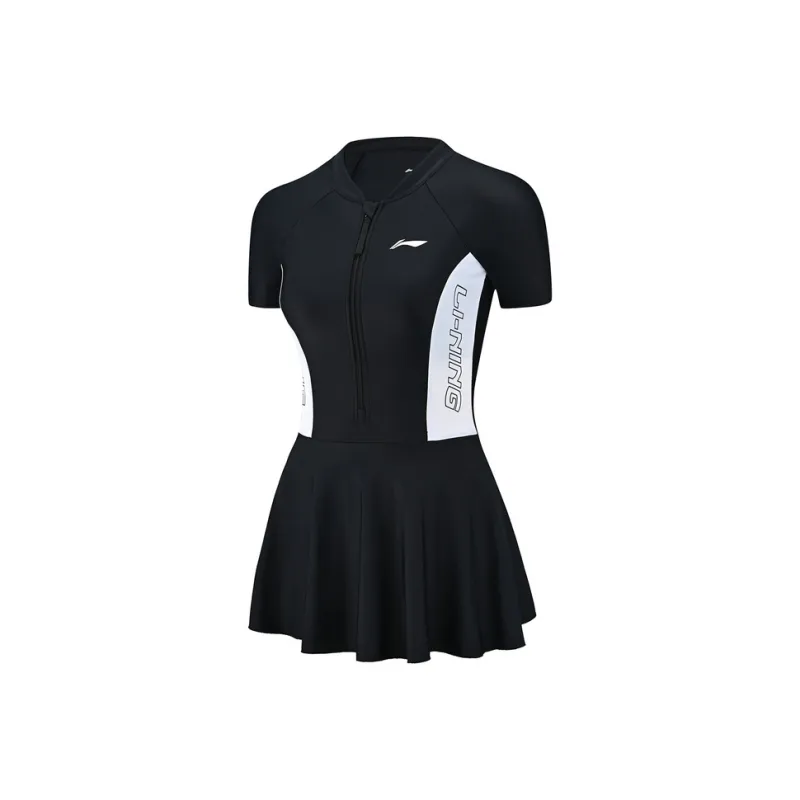 LiNing One piece Swimsuit Women's Black-0